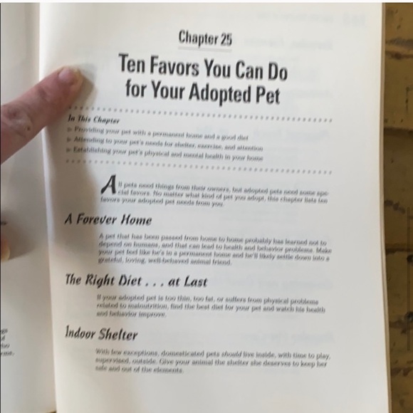ADOPTING A PET FOR DUMMIES PAPERBACK BOOK MANUAL - Picture 5 of 9